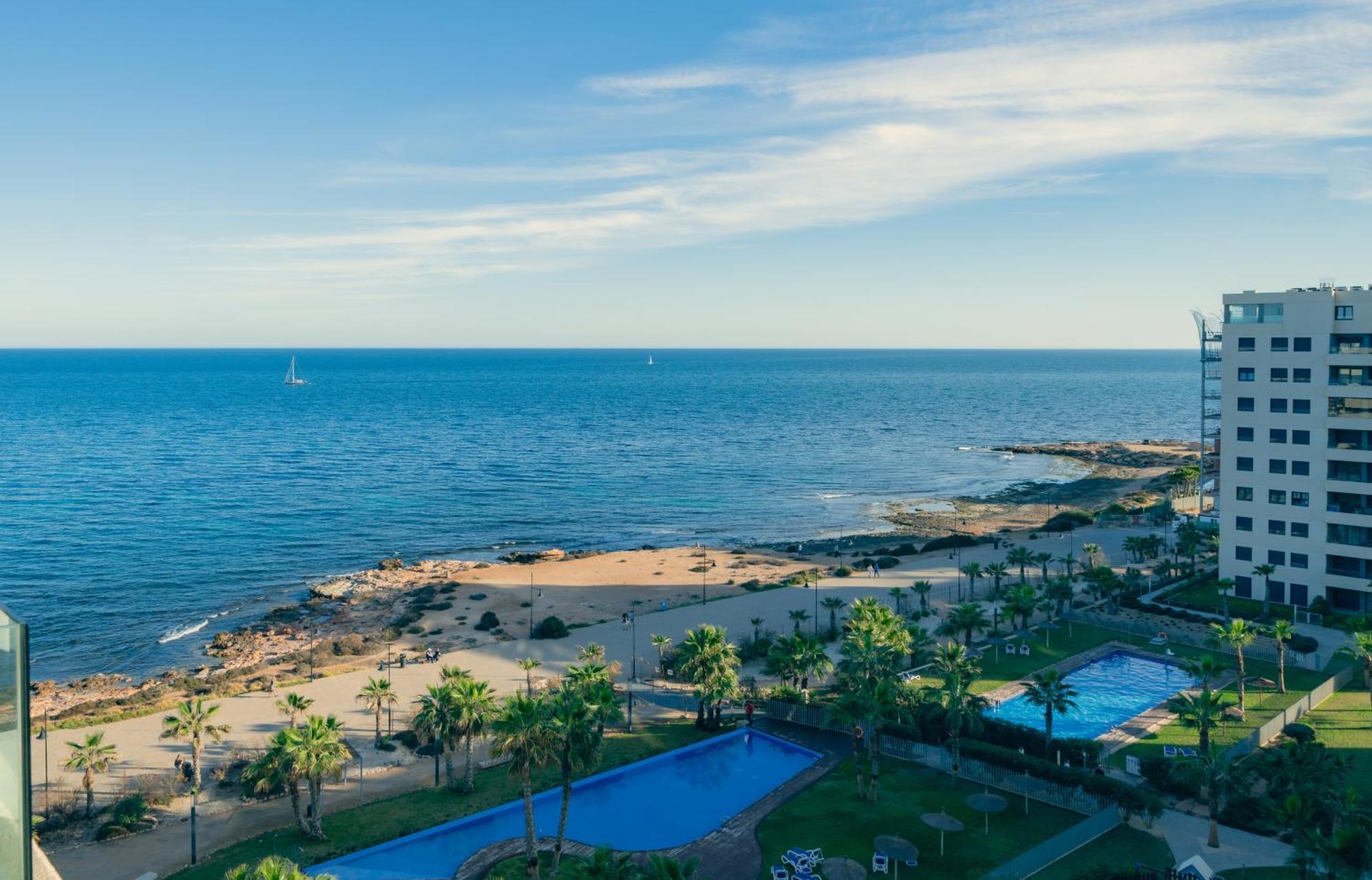 Apartamento Premium Con Jacuzzi Y Vistas Al Mar En Punta Prima, Torrevieja By Rentalole エクステリア 写真